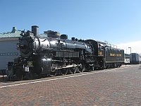 USA - Williams AZ - Grand Canyon Railway Old Locomotive (26 Apr 2009)